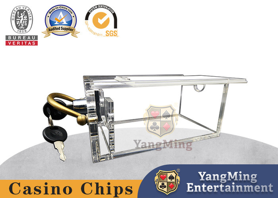 satın al 6 Çift Tam Şeffaf Akrilik Eşantiyon Atılan Casino Kart Kutusu Çevrimiçi üretim