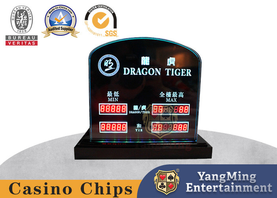 satın al Oyulmuş Yazı Tipleri Niu Niu Dragon Tiger Poker Chip Vitrin LED'i Çevrimiçi üretim
