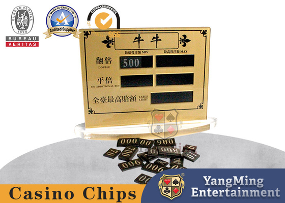 satın al Casino Bull Poker Table Limited Kırmızı Kart Akrilik Plastik Ekran Yazdırma özelleştirilebilir Çevrimiçi üretim