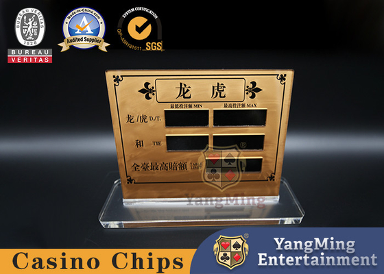 satın al Şeffaf Akrilik Altın Baccarat Poker Oyun Masası Bahis Masası Kartı Çevrimiçi üretim