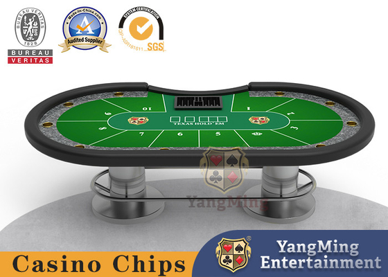 satın al Oval Metal Disk Texas Yanmaz Masa Oyunu Poker Masası BV Sertifikasyonu Çevrimiçi üretim