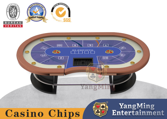 satın al 10 Kişilik Texas Hold'Em Clubhouse Özel Casino Poker Masası Çevrimiçi üretim
