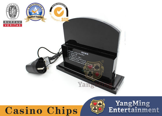 ABS Dragon Tiger Limit İşareti Ve Poker Masası Sınırlı Kırmızı Kart Casino Poker Masası Oyunu LED Elektronik Bahis