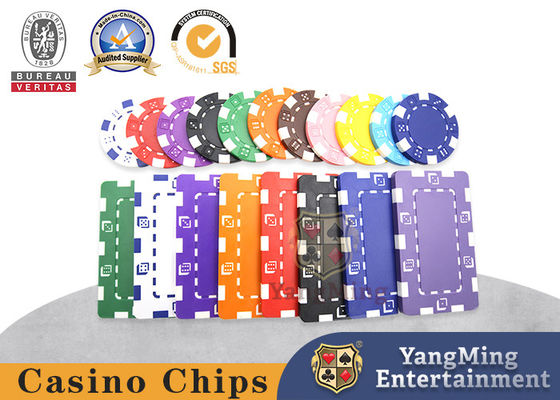 11.5g yepyeni çok renkli fişler ABS plastik Teksas Baccarat Casino Özel