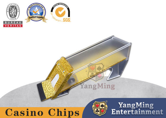 Texas Poker Baccarat Cilalı Altın 8 Güverte Poker Casino Masa Satıcısı Özel Kabul Ediyor