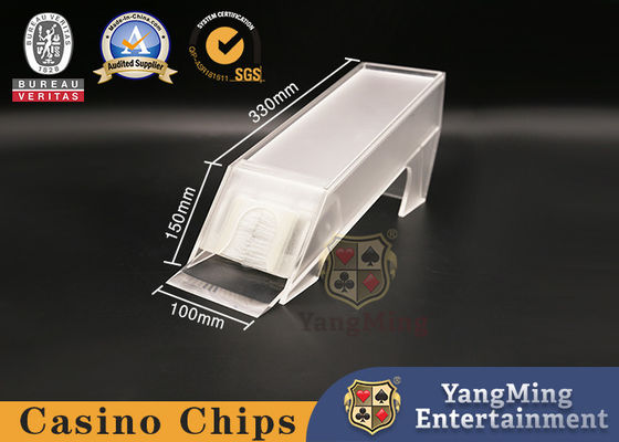 8 Deck Of Playing Cards Plastik Kartlar Akrilik Dondurulmuş Kazino Masası Satıcı Özel
