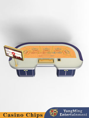 Yeni Ürün Başlatma Lüks Gelişmiş Özel Bar Koruyucu Bakara Masası Casino Poker Oyun Masası