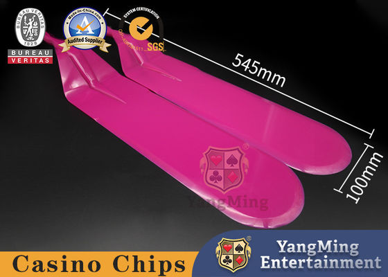 Texas Holdem Kumar Kartları Casino Poker Masa Oyunları İçin Küçük PVC Plastik Kürekler