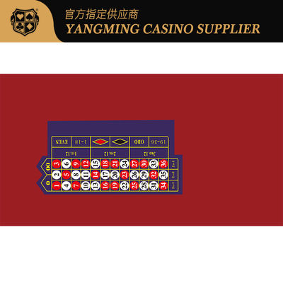 Uluslararası Rulet Su geçirmez Masa örtüsü Casino Kulübü Rastgele Eğlence Poker Masa örtüsü
