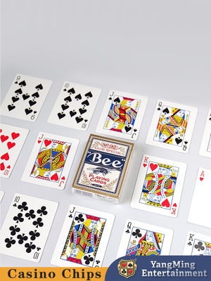 Su geçirmez PVC Oyun Kartı Casino Poker Kulübü Adanmış Özel Logo