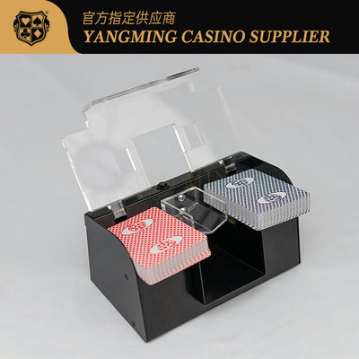 Stock Sale 2 Deck Metal Iron Poker Shuffler Casino Kulübü Eğlence Poker Oyun Masası Shuffler