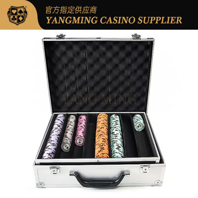Sıcak Satış Alüminyum Alaşım Kilitli Çip Kutusu Casino Kulübü Poker Oyunu Masaüstü Çip Kutusu için Uygun