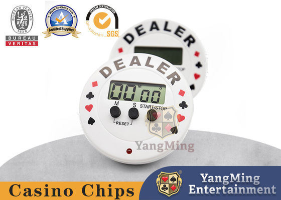 Texas Hold'em VIP Kulübü Uluslararası Yarışma Elektronik Zamanlayıcı Yuvarlak Plastik Zhuang Kod Dağıtıcı Geri Sayım Zamanlayıcısı Casino için Özel