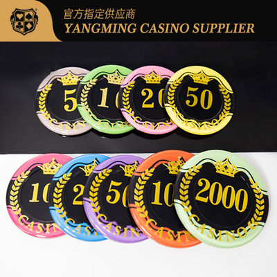 Fabrika özelleştirilmiş 14g casino sınıfı kum yüzeyi özelleştirilmiş RFID poker fişleri