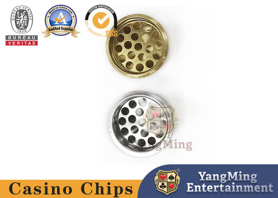 70g Casino Oyun Aksesuarları Texas Hold 'Em Masa Paslanmaz Çelik Poker Masa İçecek Tutucular Için Küllük Ekran Bırak