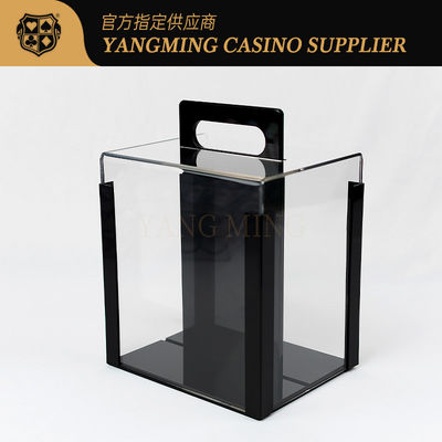 Yeni Yükseltilmiş Akrilik 1000 Yard Çip Kutusu, Baccarat Casino Kulübü Poker Oyunları İçin