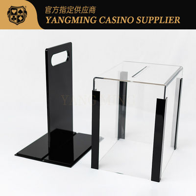 Gelişmiş Şeffaf Akrilik 1000 Chip Poker Chip Case Baccarat Casino Oyun Chip Organizer