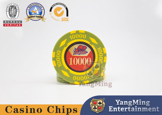 Clay Poker Chip 12g Casino Table Texas Table Club Oyun Kumar Çip Set UV Anti-Yalancılık