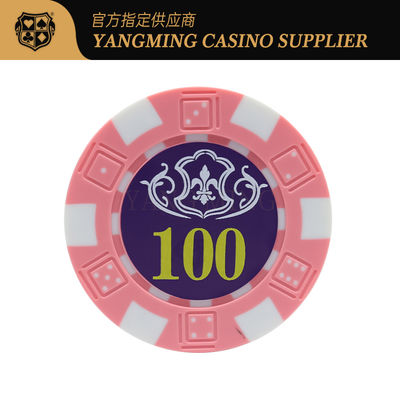 Taklit US ABS Dice Chip Sets Baccarat Casino Casual Entertainment Poker Oyun Chip