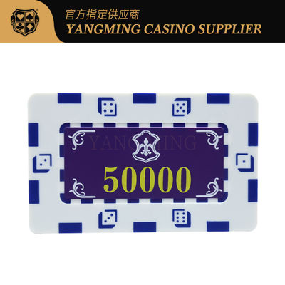 En Yeni Tasarım Taklidi ABD ABS Zar Kodu Seti Casino Poker Oyun Masası Fişleri