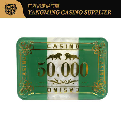 760 Parça Akrilik Çip Set Kristal Plastik Poker Baccarat Çipler Paralar