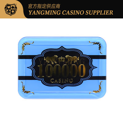 Özel Akrilik Çipler Ejder Kaplan Deseni Kristal Plastik Baccarat Poker Masa Oyunu