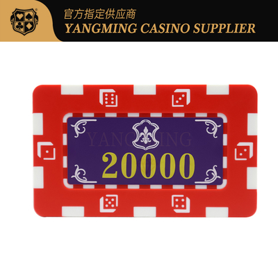 Yeni Yükseltilmiş Özel Kil Demir Çekirdekli ABS Casino Çip Seti Satranç Odası için Kutuyla