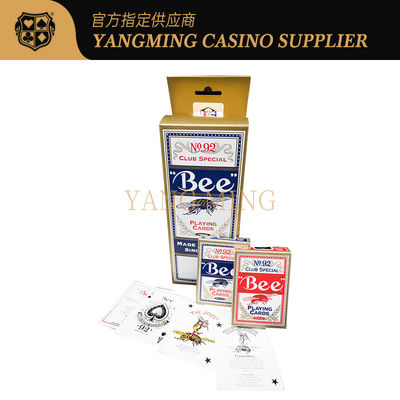 310gsm Orijinal Paket Blackcore 92 Casino Oyun Kartları Özelleştirme Logosu