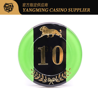 Alüminyum Cips Kılıflı 3.3mm Kalınlık RFID Casino Poker Chip Seti