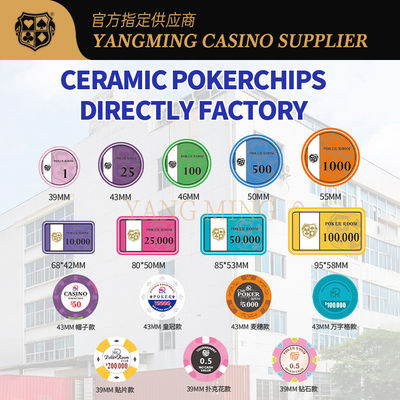 Custom Ceramic Casino Chips – Professional Poker & Gaming Chips For Casino Game