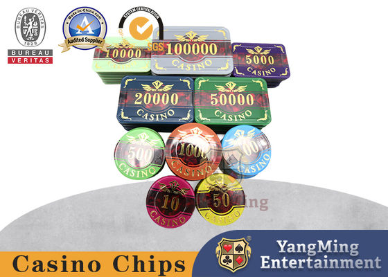 Texas Poker Plastik 760 Adet Chip Set Fransa Akrilik Casino Adanmış Cips