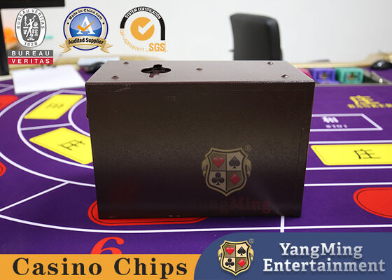 Kumar Poker Masa Metal Kol Poker Poker Için Para Damla Kutusu ve Masa Nakit Tutucu Için Kilitler