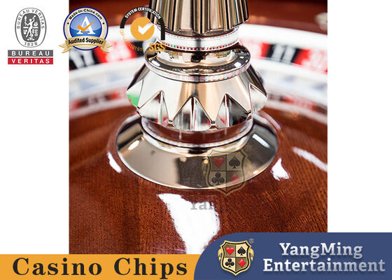 Yerel Lüks 80cm Katı Ahşap Rulet Tekerleği Rus Dönüştürücü Poker Masası VIP Kulübü Özel Tekerleği