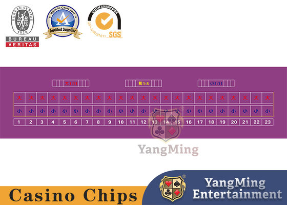 23 oyunculu oval lüks yenilenmiş versiyonu Baccarat Texas oyunu su geçirmez masa örtüsü