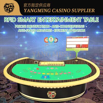 High-Tech Baccarat Table with RFID for Enhanced Gaming Experience