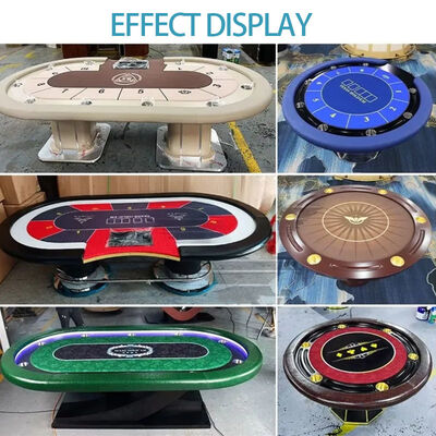 Premium Özel Texas Hold'em Su geçirmez Oyun Masa örtüsü Destek özelleştirme